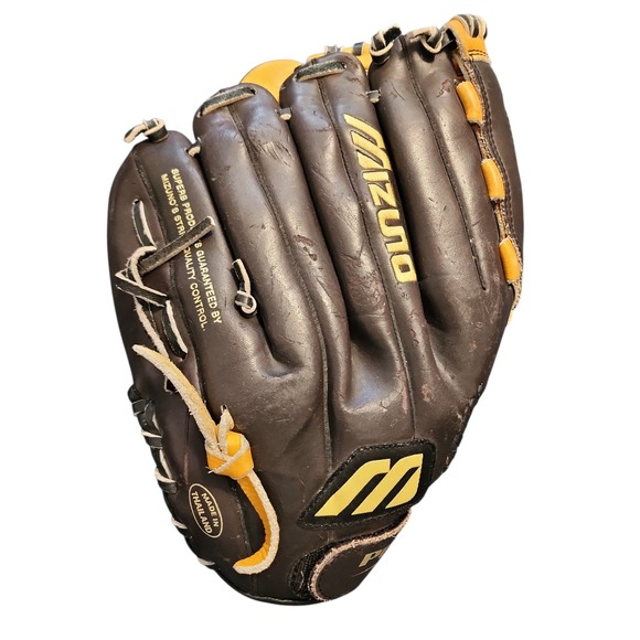 Mizuno Max Flex MMX 122LP Baseball Glove 12 In Tartan Web Right Hand Throw Black - Picture 2 of 3